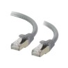 C2G Cat6a Booted Shielded (STP) Network Patch Cable - Patch kabel - RJ-45 (M) do RJ-45 (M) - 0.5 m - STP - CAT 6a - lisovaný
