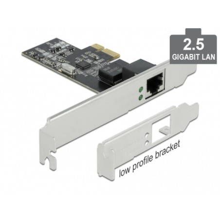 Delock PCI Express x1 Card to 1 x 2.5 Gigabit LAN - Síťový adaptér - PCIe 2.1 - 2.5GBase-T x 1