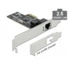 Delock PCI Express x1 Card to 1 x 2.5 Gigabit LAN - Síťový adaptér - PCIe 2.1 - 2.5GBase-T x 1