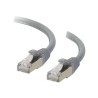 C2G Cat6a Booted Shielded (STP) Network Patch Cable - Patch kabel - RJ-45 (M) do RJ-45 (M) - 15 m - STP - CAT 6a - lisovaný