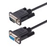 StarTech.com 3m RS232 Serial Null Modem Cable, Crossover Serial Cable w/Al-Mylar Shielding, DB9 Serial COM Port Cable Female to