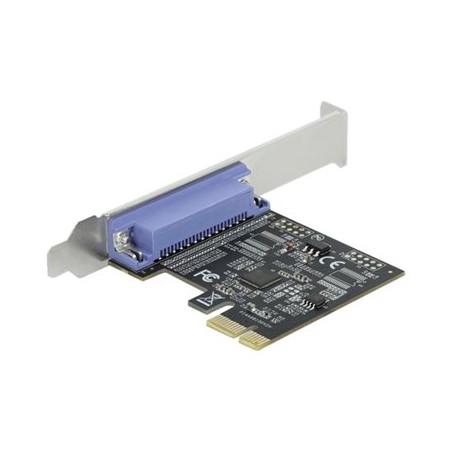 Delock PCI Express Card to 1 x Parallel IEEE1284 - Paralelní adaptér - PCIe 2.0 nízký profil - IEEE 1284 x 1