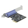 Delock PCI Express Card to 1 x Parallel IEEE1284 - Paralelní adaptér - PCIe 2.0 nízký profil - IEEE 1284 x 1