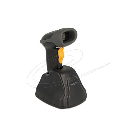 Delock - Skener cárového kódu - prenosný - 200 sken / s - dekódovaný - RF(2.4 GHz)