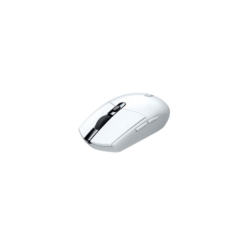Logitech G G305 - Myš - optický - 6 tlačítka - bezdrátový - 2.4 GHz - bezdrátový přijímač USB - bílá