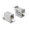 Delock - Sítový propojovací kabel - RJ-45 (F) do RJ-45 (F) - odstínený - CAT 6 - IP20 - gray/white