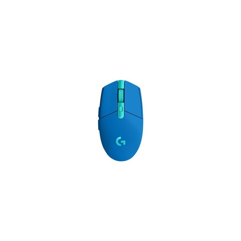 Logitech G G305 - Myš - optický - 6 tlačítka - bezdrátový - 2.4 GHz - bezdrátový přijímač USB - modrá