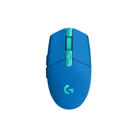 Logitech G G305 - Myš - optický - 6 tlačítka - bezdrátový - 2.4 GHz - bezdrátový přijímač USB - modrá