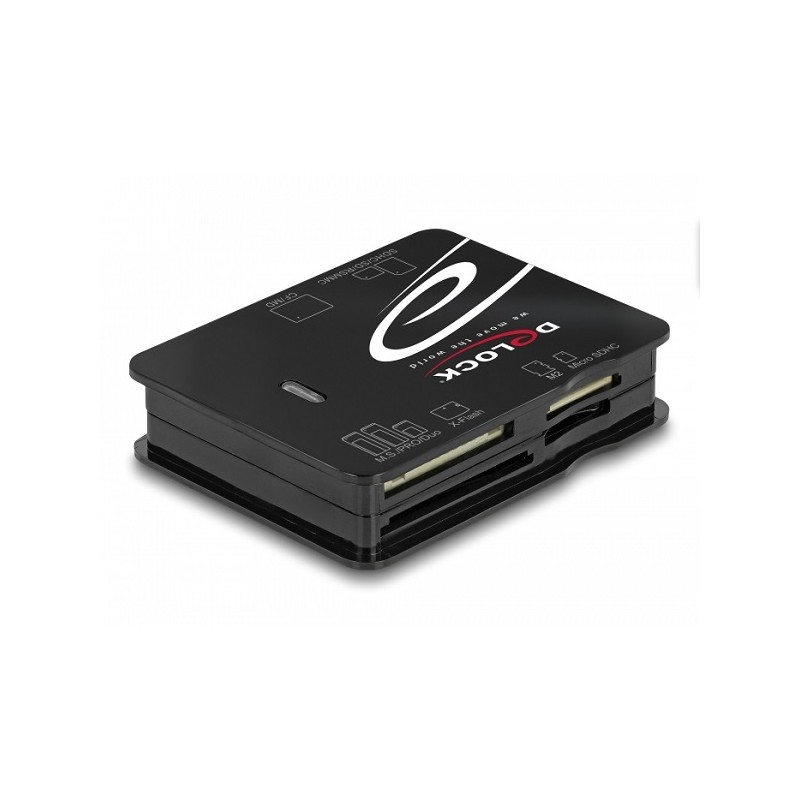Delock - Čtečka karet (MMC, SD, xD, microSD, MS Micro, CFast Card) - USB 2.0