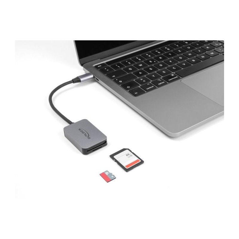 Delock - Ctecka karet (microSD, SD) - USB-C