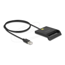 Delock - Ctecka karet SMART - USB - cerná