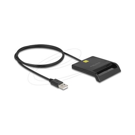 Delock - Ctecka karet SMART - USB - cerná