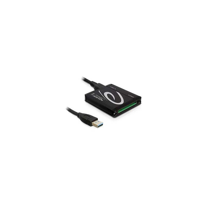 Delock Card Reader USB 3.0 CFast - Čtečka karet (karta CFast typ I, karta CFast typ II) - USB 3.0