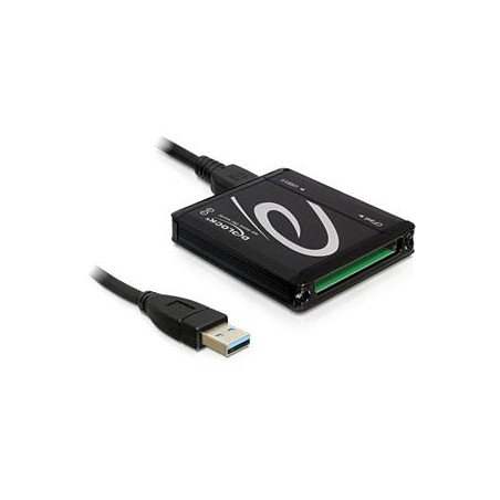 Delock Card Reader USB 3.0 CFast - Čtečka karet (karta CFast typ I, karta CFast typ II) - USB 3.0
