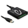 Delock Card Reader USB 3.0 CFast - Čtečka karet (karta CFast typ I, karta CFast typ II) - USB 3.0
