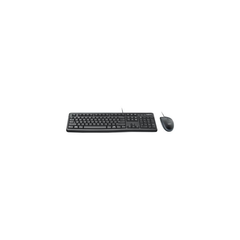 Logitech Desktop MK120 - Klávesnice a sada myši - USB - maďarská