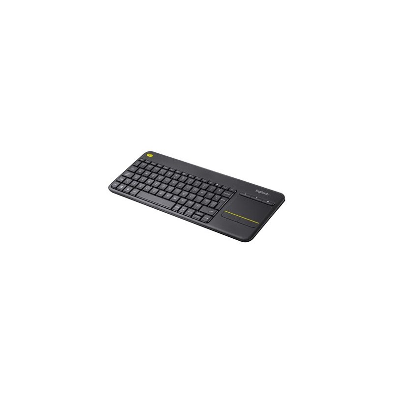 Logitech Wireless Touch Keyboard K400 Plus - Klávesnice - s touchpad - bezdrátový - 2.4 GHz - QWERTZ - maďarská - černá
