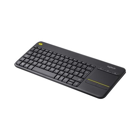 Logitech Wireless Touch Keyboard K400 Plus - Klávesnice - s touchpad - bezdrátový - 2.4 GHz - QWERTZ - maďarská - černá