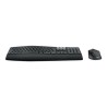 Logitech MK850 Performance - Klávesnice a sada myši - bezdrátový - Bluetooth, 2.4 GHz - AZERTY - francouzská