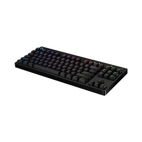 Logitech G Pro Mechanical Gaming Keyboard - Klávesnice - podsvícení - USB - AZERTY - francouzská - klávesový spínač: GX Blue