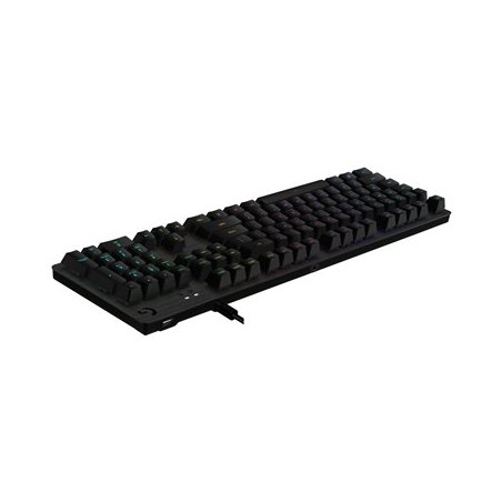 Logitech Gaming G512 - Klávesnice - podsvícení - USB - portugalská - klávesový spínač: GX Brown Tactile - uhlík