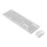Logitech MK295 Silent - Klávesnice a sada myši - bezdrátový - 2.4 GHz - maďarská - krémová