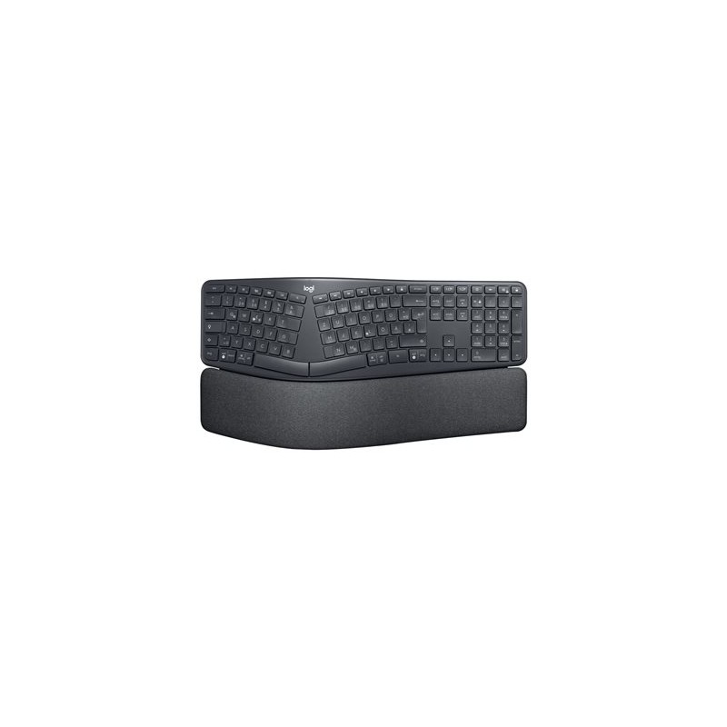 Logitech ERGO K860 - Klávesnice - bezdrátový - 2.4 GHz, Bluetooth 5.0 - QWERTY - US mezinárodní - grafit