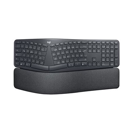 Logitech ERGO K860 - Klávesnice - bezdrátový - 2.4 GHz, Bluetooth 5.0 - QWERTY - US mezinárodní - grafit