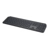 Logitech MX Keys - Klávesnice - podsvícená - bezdrátový - Bluetooth - AZERTY - francouzská - grafit