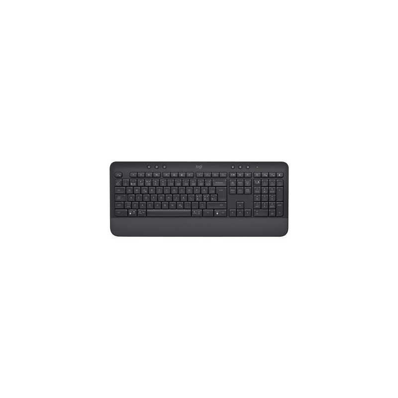 Logitech Signature K650 - Klávesnice - bezdrátový - Bluetooth 5.1 - QWERTZ - maďarská - grafit
