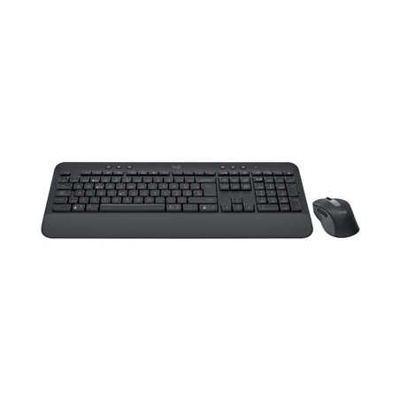 Logitech Signature MK650 Combo for Business - Klávesnice a sada myši - bezdrátový - Bluetooth LE - QWERTY - italská - grafit