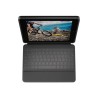 Logitech Rugged Folio - Klávesnice a pouzdro - Apple Smart connector - QWERTZ - německá - grafit - pro Apple 10.9-inch iPad