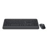Logitech Signature MK650 Combo for Business - Klávesnice a sada myši - bezdrátový - Bluetooth LE - QWERTZ - německá - bělavá