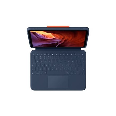 Logitech Rugged Combo 4 Touch - Klávesnice a pouzdro - s trackpad - Apple Smart connector - QWERTY - britská - classic blue