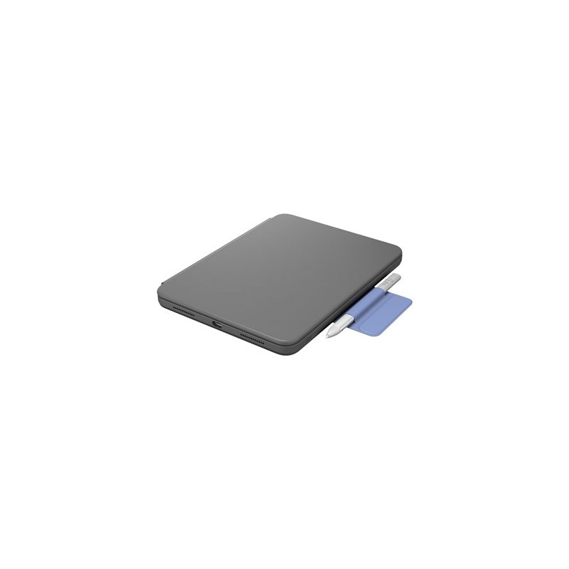 Logitech Rugged Folio - Klávesnice a pouzdro - Apple Smart connector - QWERTY - španělská - grafit - pro Apple 10.2-inch iPad