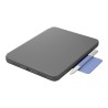 Logitech Rugged Folio - Klávesnice a pouzdro - Apple Smart connector - QWERTZ - švýcarská - grafit - pro Apple 10.9-inch iPad