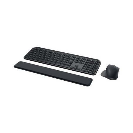 Logitech MX Keys S Combo - Klávesnice a sada myši - podsvícená - bezdrátový - Bluetooth LE - QWERTZ - nemecká - klávesový