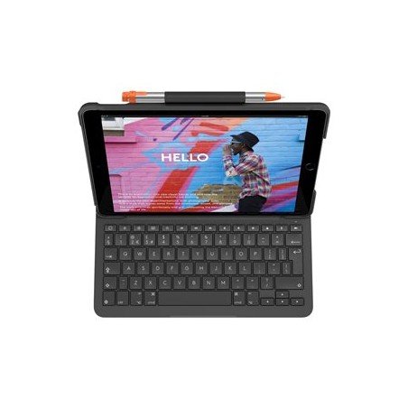 Logitech Slim Folio - Klávesnice a pouzdro - bezdrátový - Bluetooth LE - QWERTY - Skandinávské