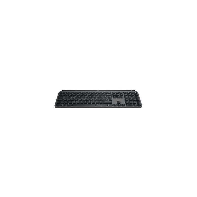 Logitech MX Keys S - Klávesnice - podsvícená - bezdrátový - Bluetooth LE - QWERTZ - nemecká - klávesový spínac: Scissor-Key