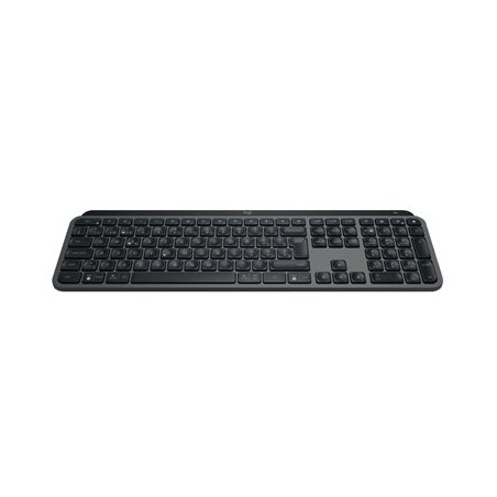 Logitech MX Keys S - Klávesnice - podsvícená - bezdrátový - Bluetooth LE - QWERTZ - nemecká - klávesový spínac: Scissor-Key