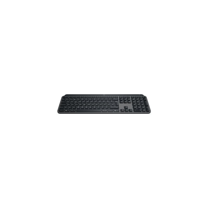 Logitech MX Keys S - Klávesnice - podsvícená - bezdrátový - Bluetooth LE - AZERTY - belgická - klávesový spínač: Scissor-Key