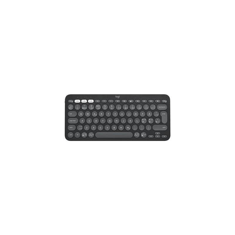 Logitech Pebble Keys 2 K380s - Klávesnice - bezdrátový - Bluetooth LE - QWERTY - Skandinávské