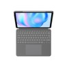 Logitech Combo Touch - Klávesnice a pouzdro - s trackpad - podsvícení - Apple Smart connector - QWERTZ - nemecká - oxfordská