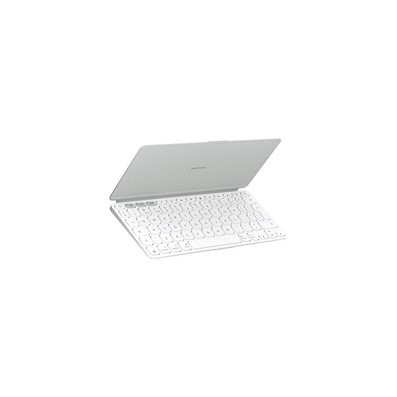 Logitech Keys-To-Go 2 for iPad - Klávesnice - vestavěný kryt - bezdrátový - Bluetooth LE - QWERTY - US mezinárodní - bledě šedá