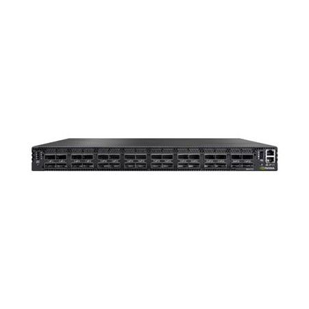 NVIDIA Spectrum-3 SN4700 - Přepínač - L3 - řízený - 32 x 400 Gigabit QSFP-DD - proudění vzduchu zezadu dopředu - Lze montovat