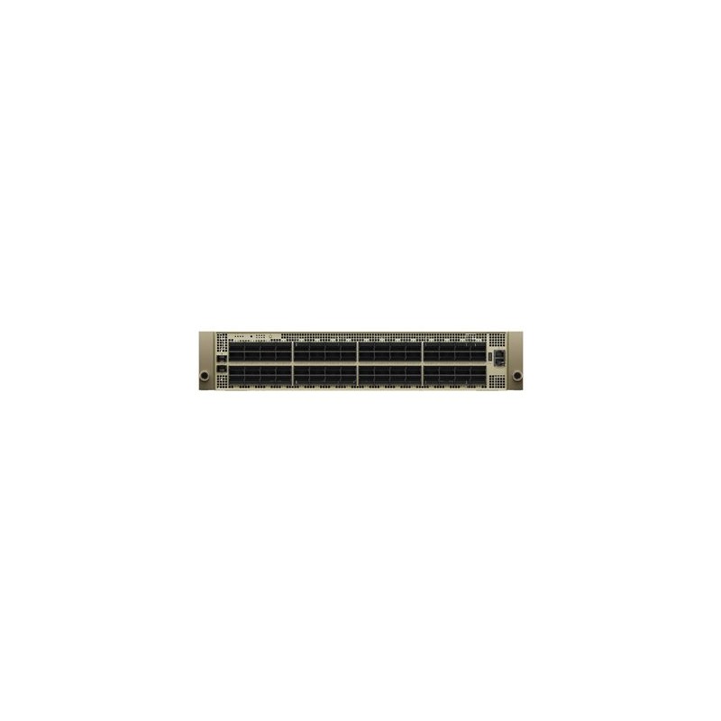 NVIDIA Spectrum-4 SN5000 Series SN5610 - Prepínac - 64 x 800 Gigabit OSFP + 1 x 25 Gigabit SFP28 - proudení vzduchu zpredu