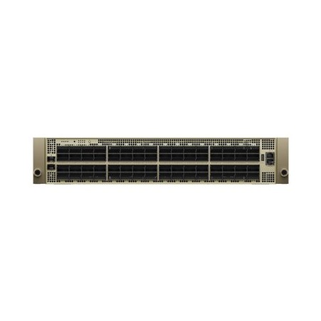 NVIDIA Spectrum-4 SN5000 Series SN5610 - Prepínac - 64 x 800 Gigabit OSFP + 1 x 25 Gigabit SFP28 - proudení vzduchu zpredu