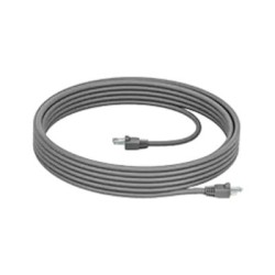 Logitech Cat5e Kit - Patch kabel - RJ-45 (M) do RJ-45 (M) - 7 m - SF/UTP - CAT 5e - grafit