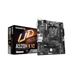 GIGABYTE MB Sc AM4 A520M K V2, AMD A520M, 2xDDR4, 1xHDMI, 1xVGA, mATX