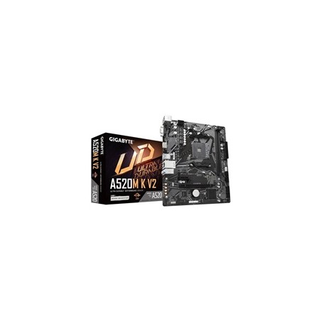 GIGABYTE MB Sc AM4 A520M K V2, AMD A520M, 2xDDR4, 1xHDMI, 1xVGA, mATX